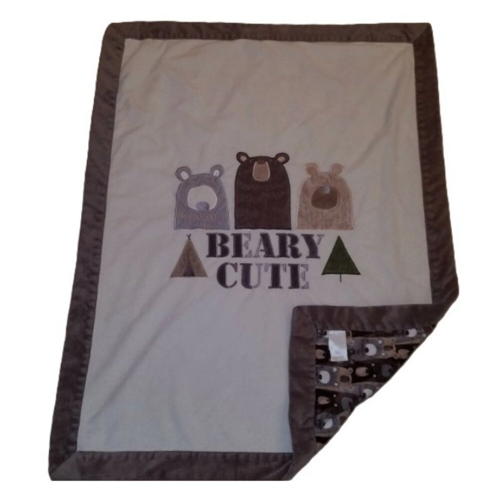 KOALA BABY Beary Cute Bears Baby Lovey Security Blanket Fleece 38x30 (PRE-OWNED)